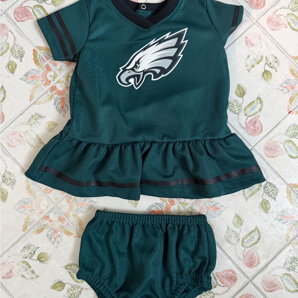 NFL APPAREL baby girl eagles outfit